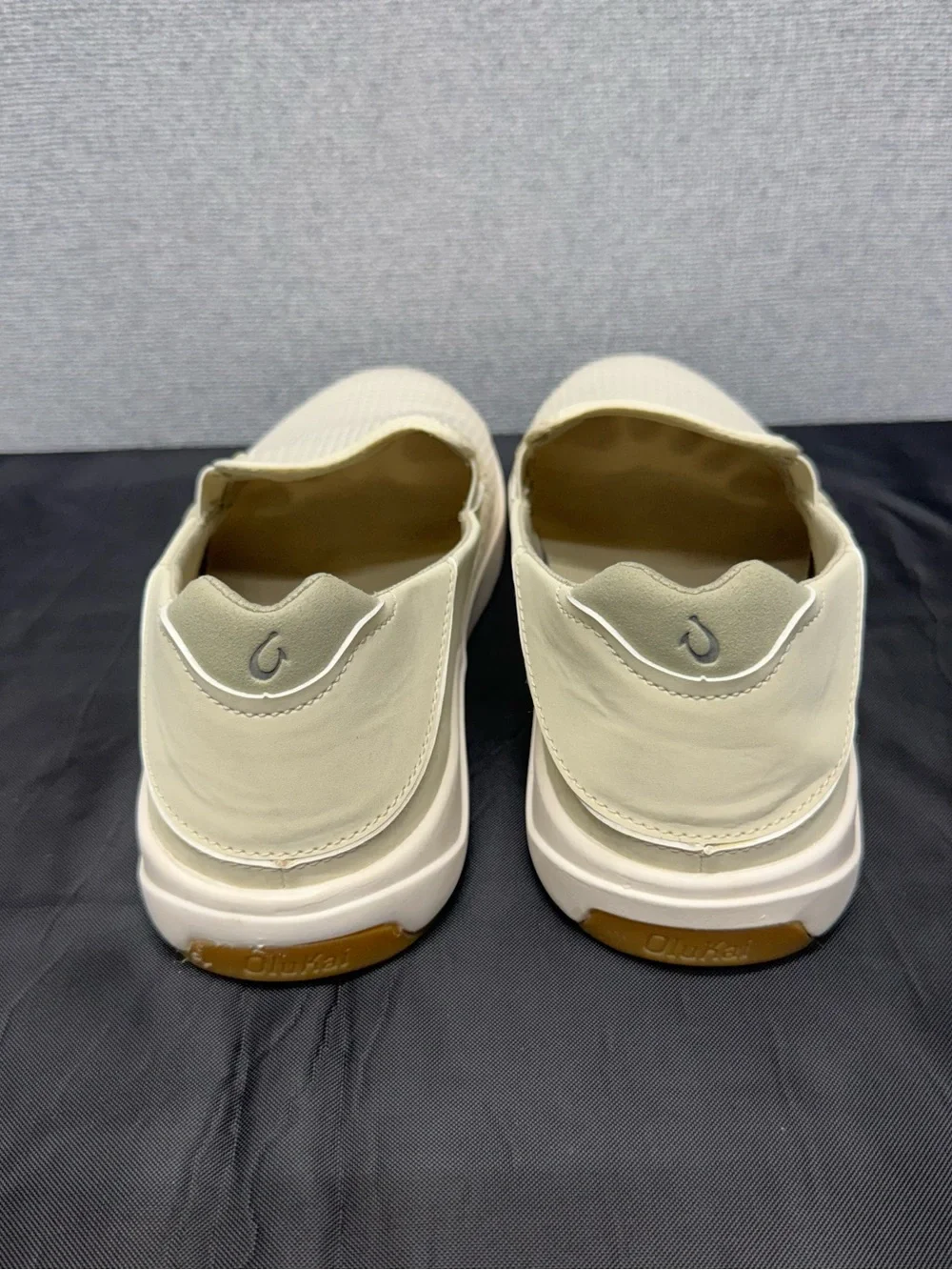 Men's Slip-On Casual Sneakers in Light Beige